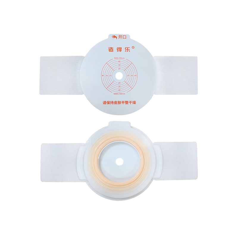 Full Silicone Line Series - Two-Pieces Flat Skin Barrier - Zodelo Ostomy