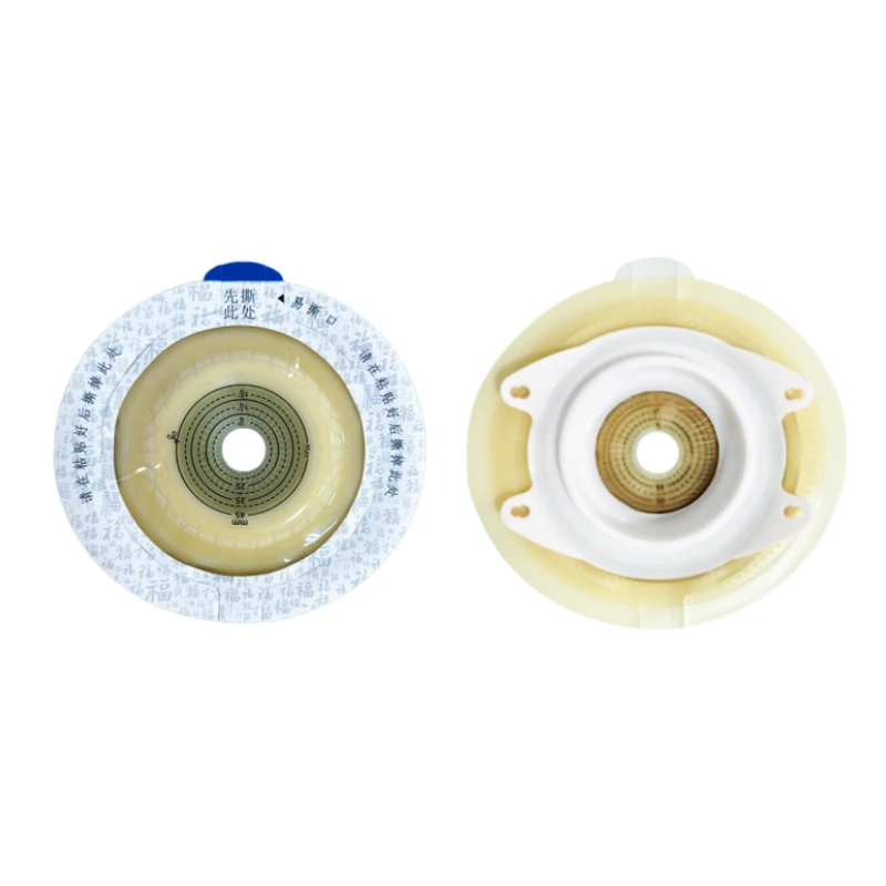 Mellora Series Two-Piece convex ostomy wafer