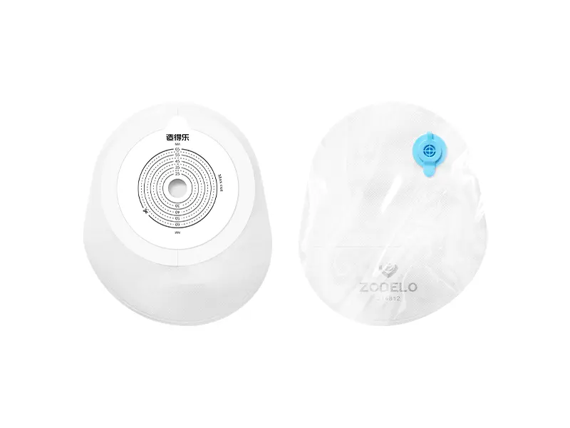 Closed Transparent Ostomy Bag