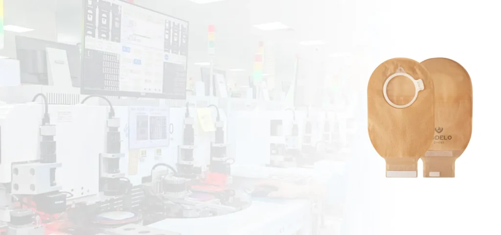 velcro closure ostomy bag