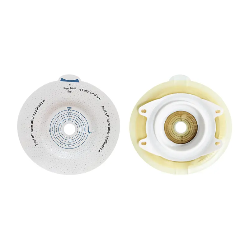 Mellora Series Two-Piece convex ostomy wafer